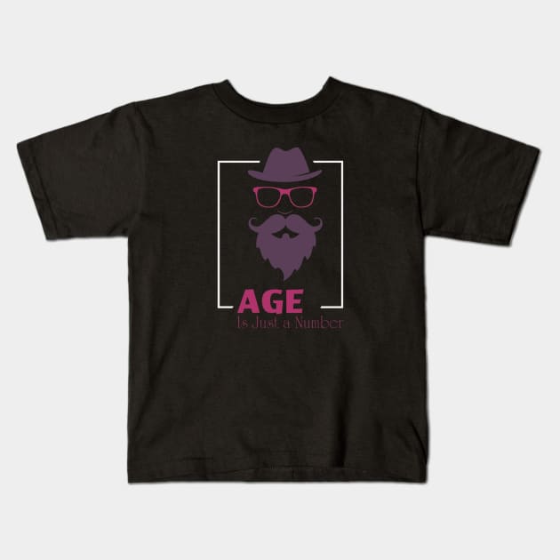 Age is just a number - Dad Kids T-Shirt by  El-Aal